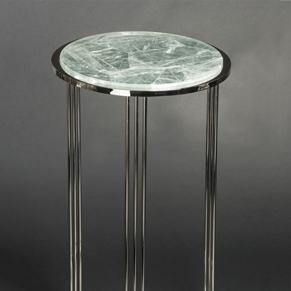 2607 Hyaline quartz side table